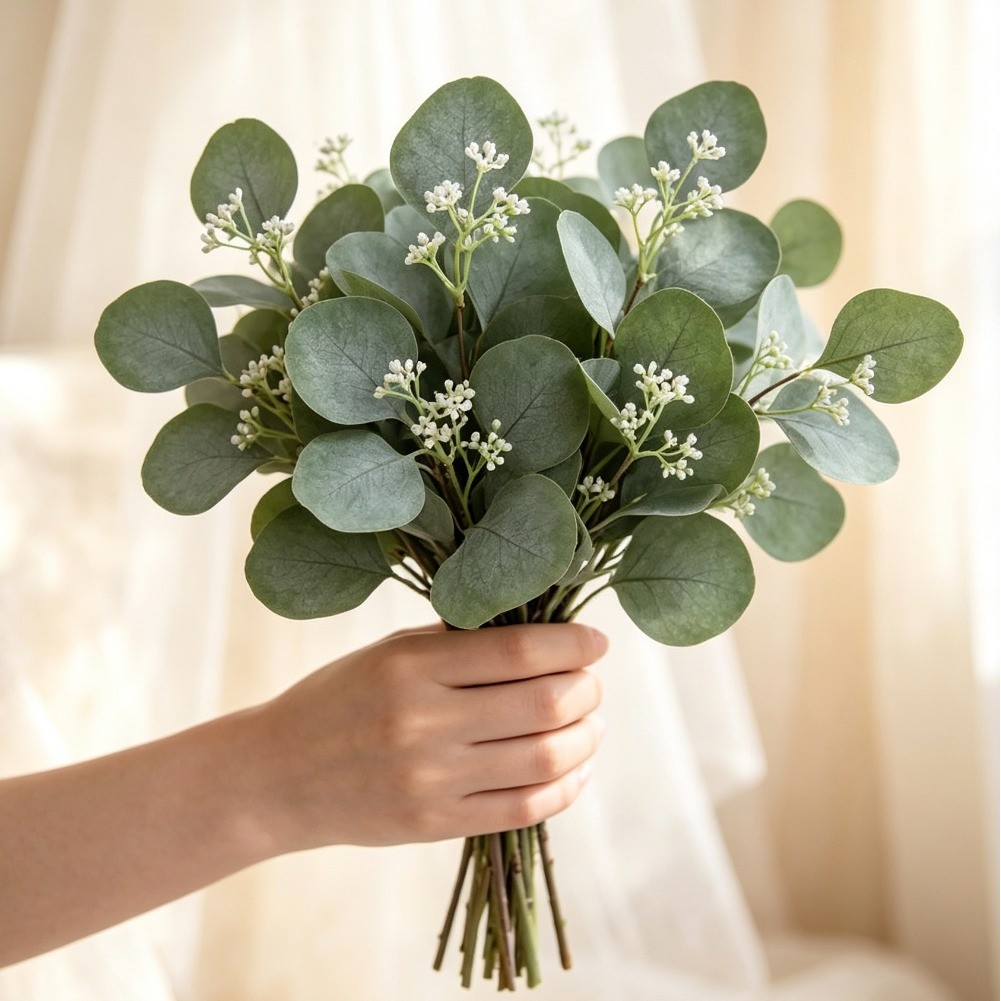 Florist Supply Bulk - 1/3 шт. искусственных веток эвкалипта, искусственные