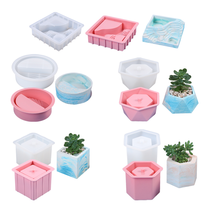 Florist Supply Vases - Цветочный горшок, силиконовая форма для плантатора,