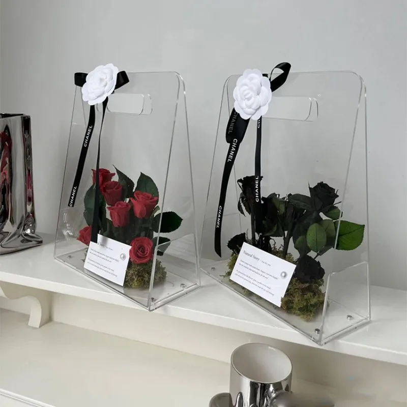 Треугольная акриловая коробка  – обзор и цена Florist Flower Supply