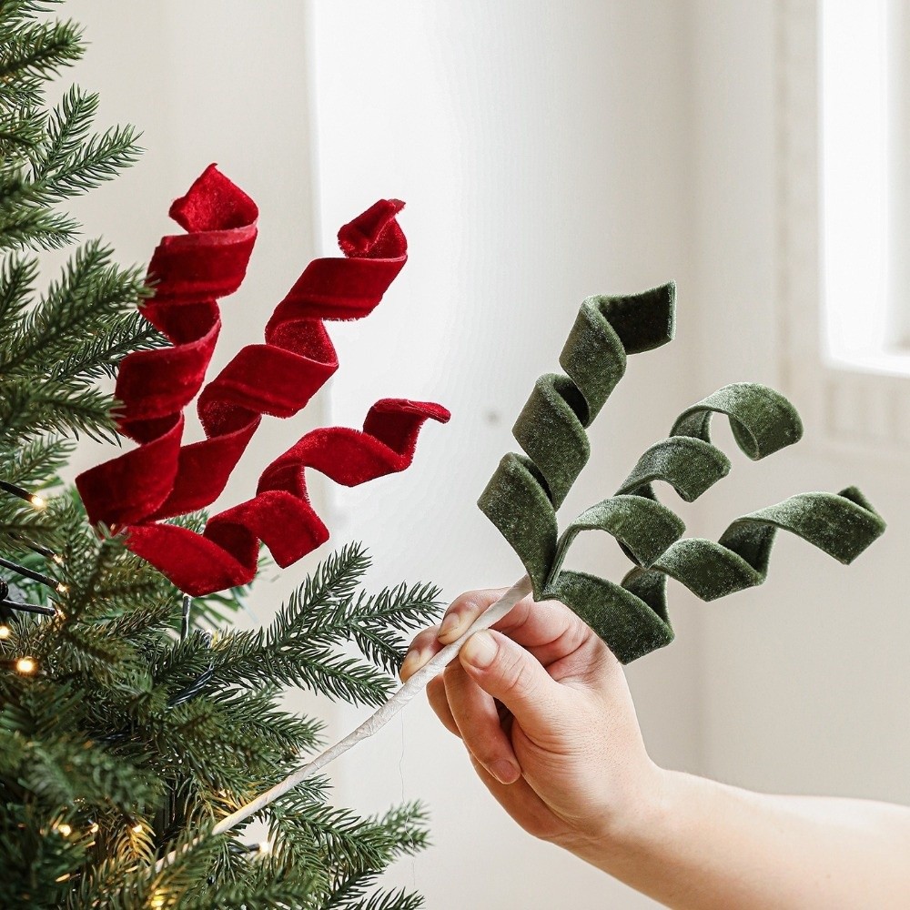 Бархатные рождественские ветки – обзор и цена Florist Supply Bulk