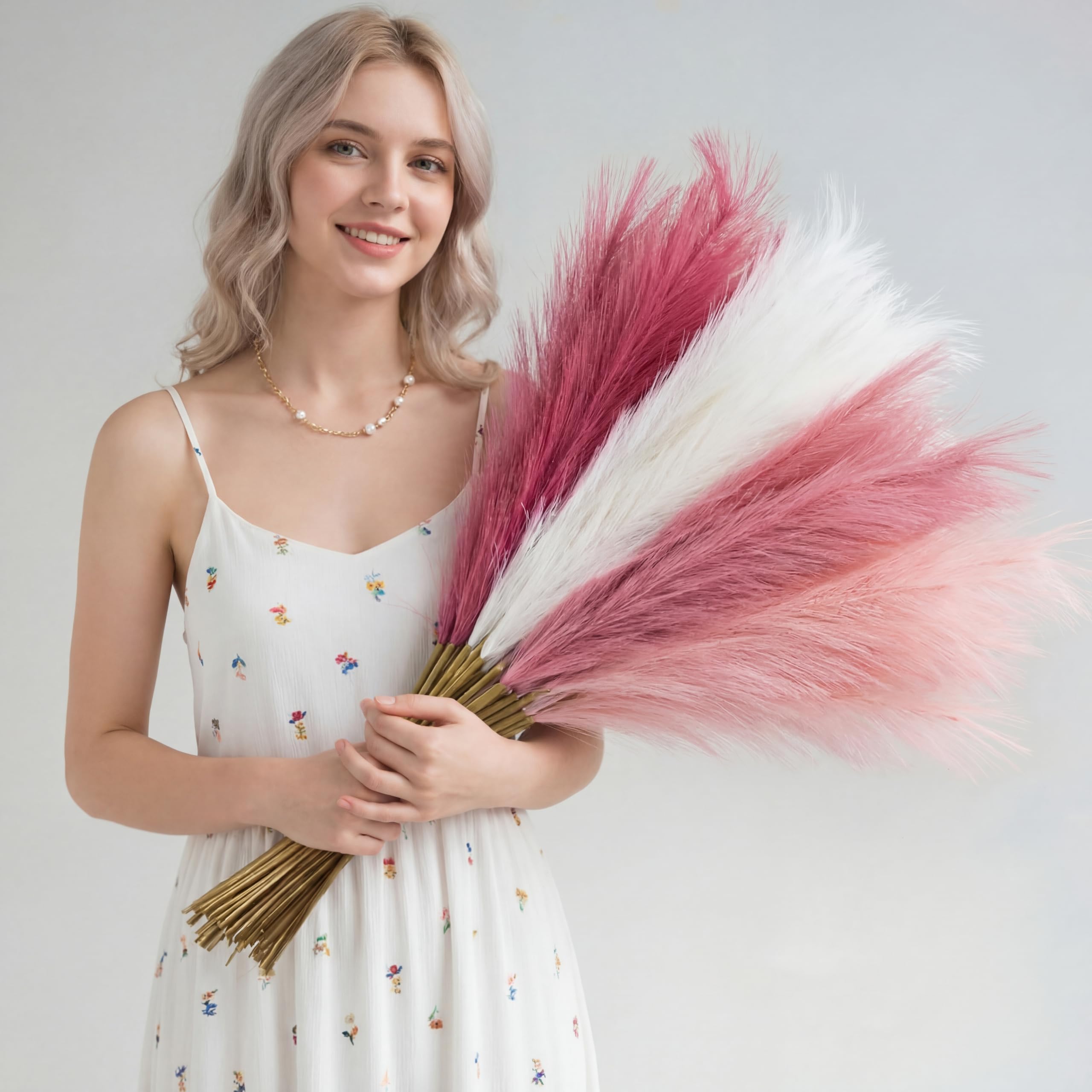 36 шт. розовых пушистых искусс – обзор и цена Florist Supply Vases