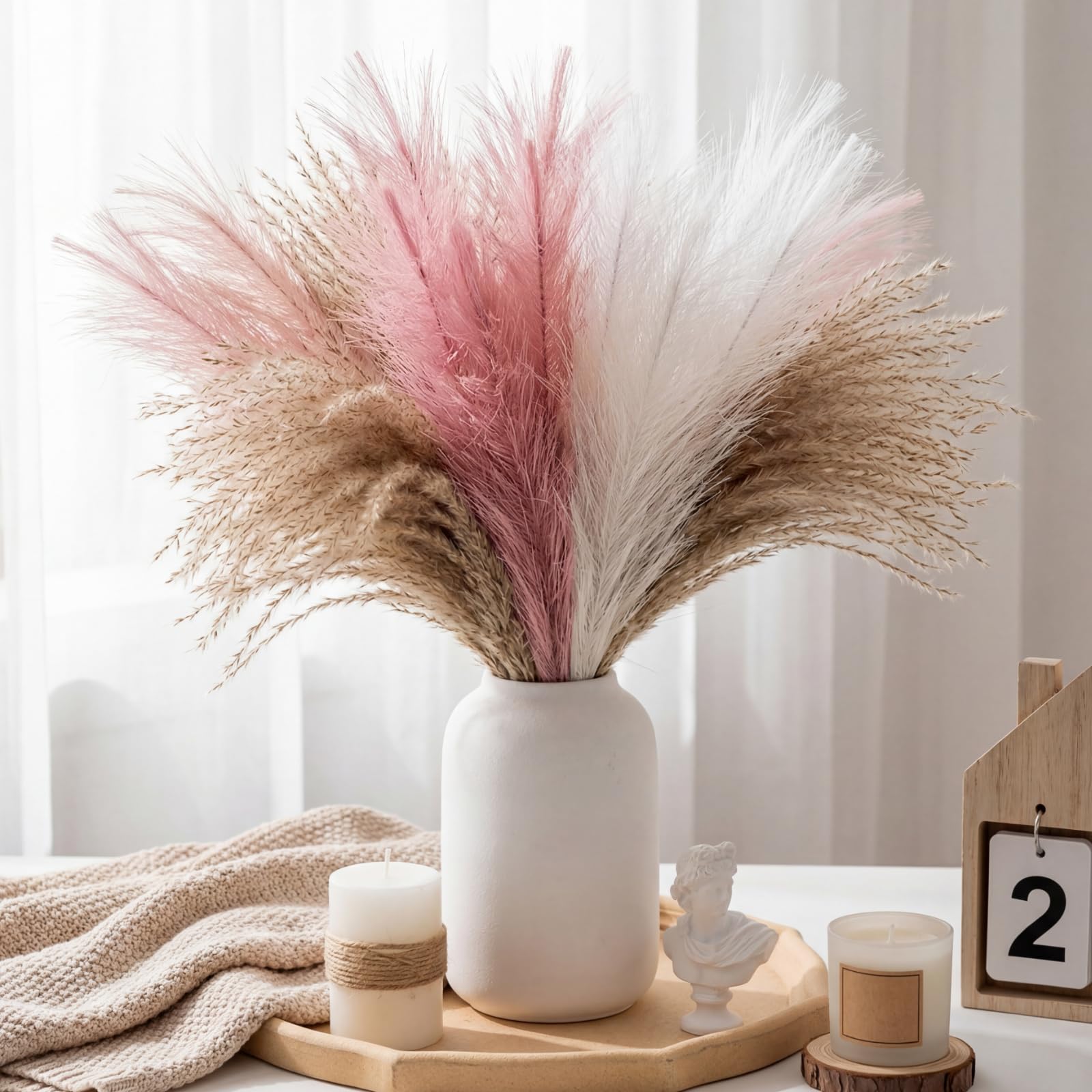 36 шт. розовых пушистых искусс – обзор и цена Florist Supply Vases